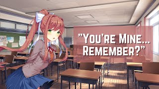 Spoilers Youre mine remember  Yandere Monika x Listener  F4A  DDLC [upl. by Fates]