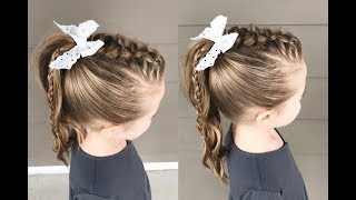 Mohawk Braided Ponytail  Qs Hairdos [upl. by Arvin]