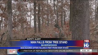 Man Falls From Tree Stand [upl. by Nairim719]