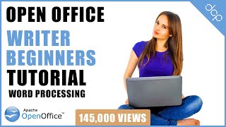 Open office 4 writer beginners tutorial  Word Processing Tutorial [upl. by Benji]