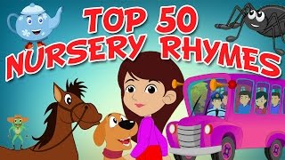 Top 50 Hit Songs  Collection Of Animated Nursery Rhymes For Kids [upl. by Ahdar817]