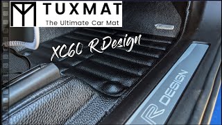 The BEST floor mat Protection for 2020 Volvo XC60 R Design  TuxMats vs WeatherTech [upl. by Neelrihs]