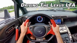 Driving The Lexus LFA  9000 RPM V10 Supercar POV Binaural Audio [upl. by Onafets168]