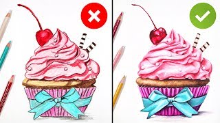 DOS amp DONTS How to Draw with Colored Pencils [upl. by Drarrej]