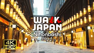 Nihonbashi Part 1  Walk Japan [upl. by Forest]