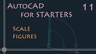 AutoCAD 2D  How to Scale a drawing  PART 1Resize objects [upl. by Aenel64]