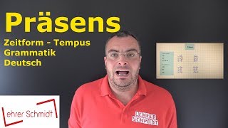 Präsens  Tempus  Zeitform  Grammatik  Deutsch  Lehrerschmidt [upl. by Stuart]