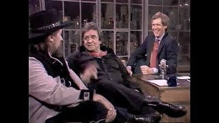 Johnny Cash amp Waylon Jennings Collection on Letterman 19831995 [upl. by Vitus]