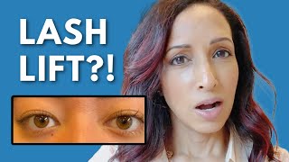 Are Lash Lifts Dangerous Eye Doctor Investigates [upl. by Ecinaj]