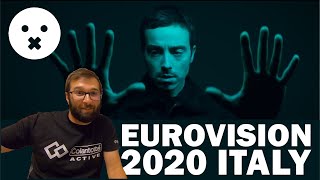 Eurovision 2020 Italy Fai Rumore Diodato Reaction [upl. by Agathy760]