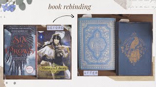 paperback to antique hardcover  book rebinding [upl. by Liw263]