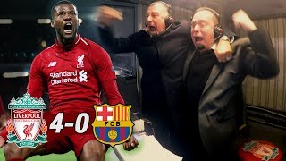 CORNER TAKEN QUICKLY ORIGI  Liverpool 40 Barcelona Commentator Reactions [upl. by Bogie946]