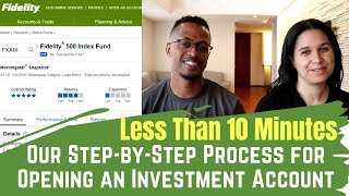 How to Open a Stock Account in Less Than Ten Minutes  Start Investing Today [upl. by Nosilla]