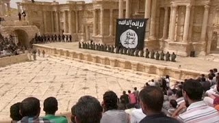 ISIL video shows mass killings in Syrias Palmyra [upl. by Haem757]