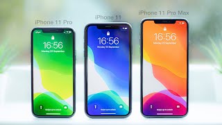 iPhone 11 vs 11 Pro vs 11 Pro Max  InDepth Comparison amp Review [upl. by Goldia385]