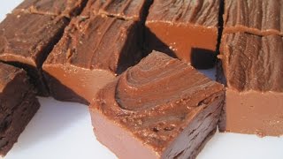 Christmas Day FANTASY FUDGE  How to make CREAMY CHOCOLATE FUDGE Recipe [upl. by Batory]