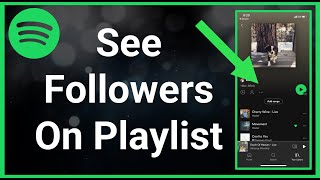 How To See Who Follows Your Playlist On Spotify [upl. by Seiden]