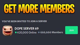 How to Invite People and Get More Members on Discord [upl. by Annaitsirhc633]