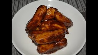 Caramelized Banana  Filipino Recipe  Filipino Street Food [upl. by Arvad]