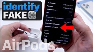 How to identify FAKE AirPods [upl. by Ylrebmic538]