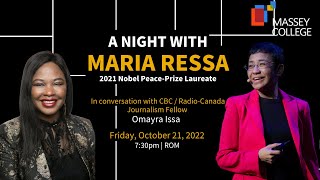 Special Presentation A Night WIth Maria Ressa [upl. by Dinnie]