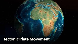 Animated Maps Tectonic Plate Movement [upl. by Allehc]