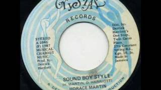 Horace Martin  Sound Boy Style Youthman Riddim [upl. by Nos]