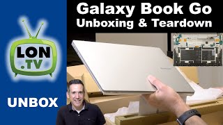 Samsung Galaxy Book Go Unboxing amp Teardown [upl. by Auhsot]