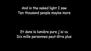 Sound of Silence  French Lyrics [upl. by Huskamp]