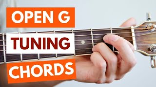 Open Tuning Guitar Tutorial  3 Ways To Play Chords In Open G Tuning [upl. by Vish]