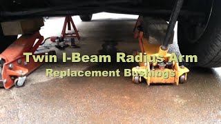 Ford Twin IBeam Radius Arm Bushings Replace [upl. by Lowenstern]