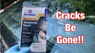 How To Repair Windshield Cracks Using Permatex Windshield Repair Kit [upl. by Helyn511]