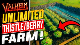 Valheim  Most Efficient Ways To FARM Thistle Berries amp Mushrooms  Build Guide [upl. by Oehsen]