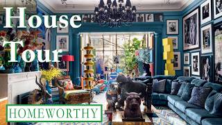 HOUSE TOUR  Inside A Maximalist New York City Townhouse [upl. by Erdnad]