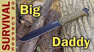 Schrade SCHF40LD Fixed Blade Knife Review  Survival Knife [upl. by Ronal]