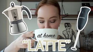 HOW TO MAKE A quotLATTEquot AT HOME moka pot  frother [upl. by Galatia788]