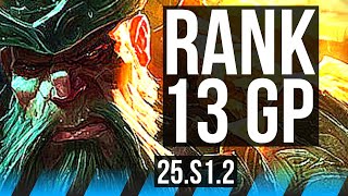 GANGPLANK vs EZREAL MID  Rank 13 GP  KR Master  25S12 [upl. by Stock]