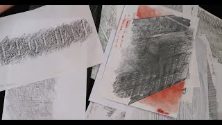 SPECIAL ART LIFE TECHNIQUES Frottage and Brass rubbing [upl. by Trout]