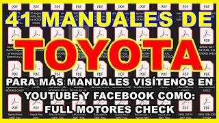 41 MANUALES DE TOYOTA [upl. by Keon867]