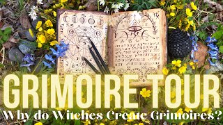 Witches Grimoire Flip Through  Why Do Witches Create Grimoires  TheLifeofEm [upl. by Bond]