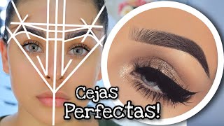 CEJAS PERFECTAS DISEÑO DEPILACION Y MAQUILLAJE  PARA TODA FORMA DE ROSTRO [upl. by Alleoj]