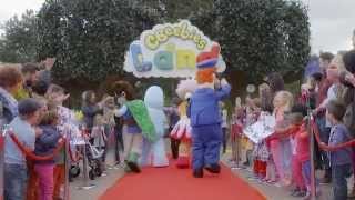 Kids give CBeebies Land a rock star welcome [upl. by Gnil368]