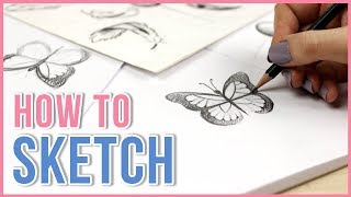 How to Sketch  Sketching Tips for Beginners  Art Journal Thursday Ep 21 [upl. by Anisah477]