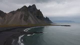 Vestrahorn  Stokksnes Peninsula  Iceland  DJI Spark [upl. by Eivla954]