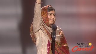 Malala Yousafzai  The right to learning should be given to any child [upl. by Fabria]