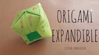 ► DIY Haz un CUBO INFLABLE de PAPEL ◄ [upl. by Giustino]