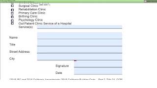 Certification Form for Clinics and Freestanding Outpatient Clinic Services of a Hospital CDPH 270 [upl. by Grimbald]