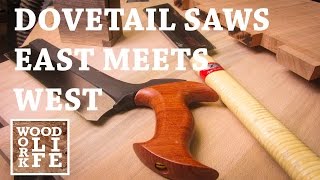 Z Saw Dozuki vs Veritas Western Backsaw  East Meets West  Hand Tool Shootout [upl. by Neelyt]