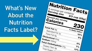 What’s New About the Nutrition Facts Label [upl. by Burford249]