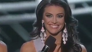 Miss USA contestant has painful response [upl. by Sitarski841]